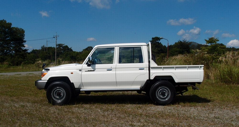 Toyota Land Cruiser 70 Double Cab. A limited edition in JDM.